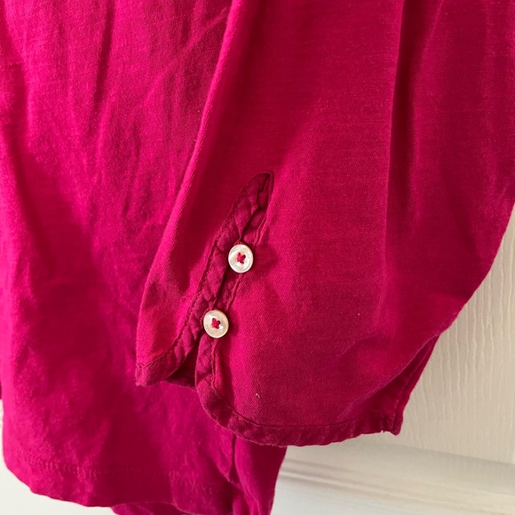 Ralph Lauren Vibrant Pink Long Sleeve Tee - Picture 3 of 4